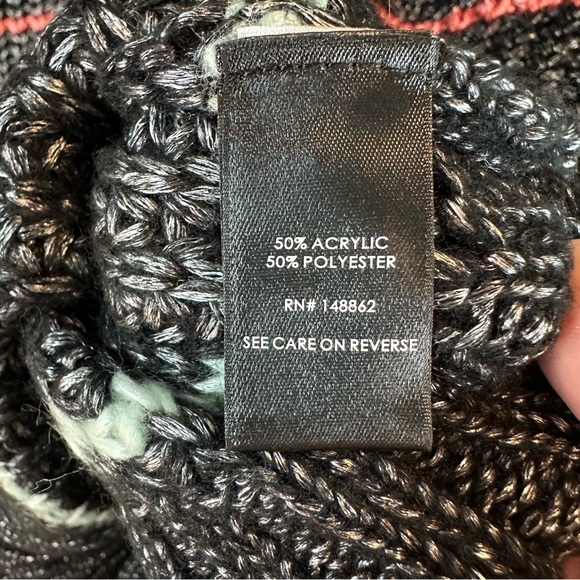 TORRID Women’s Size 3X 3 22-24 Sweater Multi Stripe Chunky Yarn Hoodie NWT - Picture 10 of 15